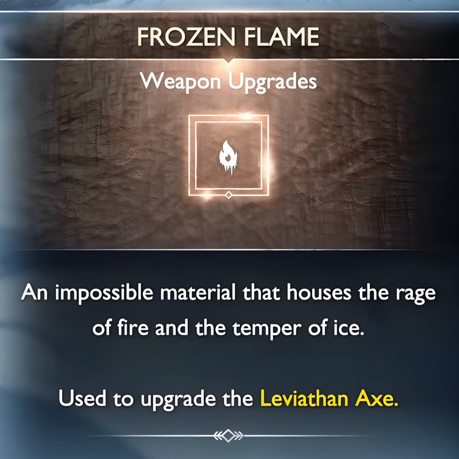Frozen Flame
