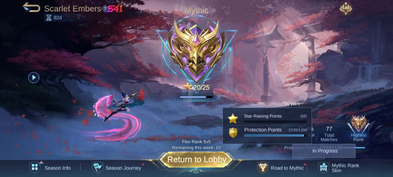 Scarlet Embers Season41 Star Protection Gauge