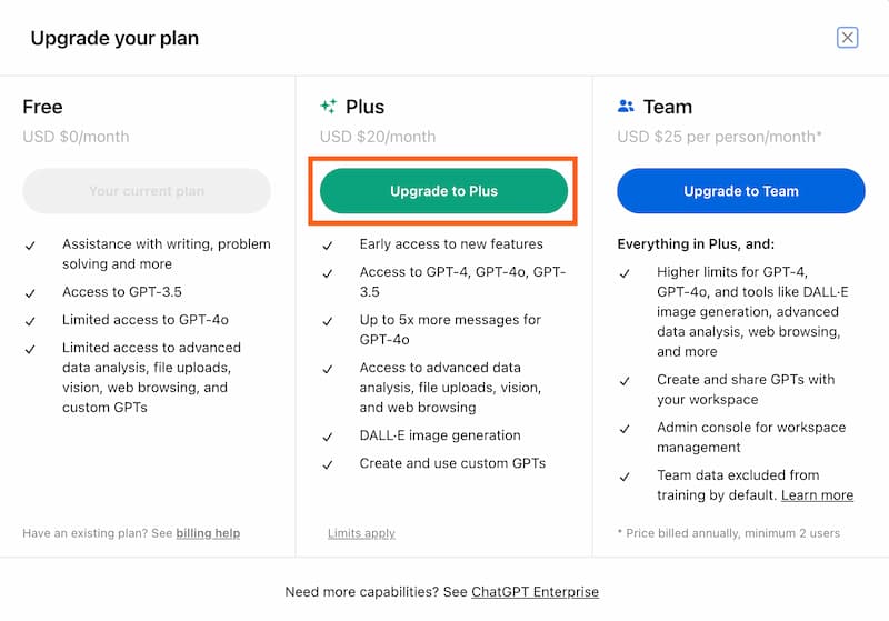 ChatGPT Plus