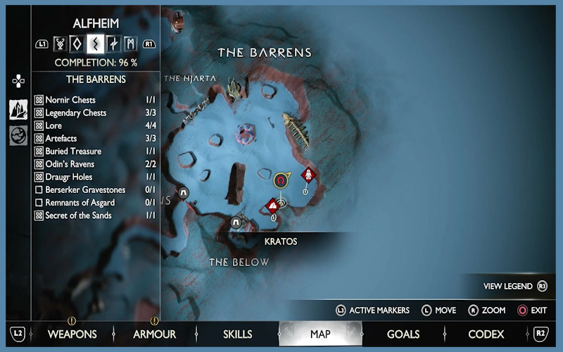the barrens area