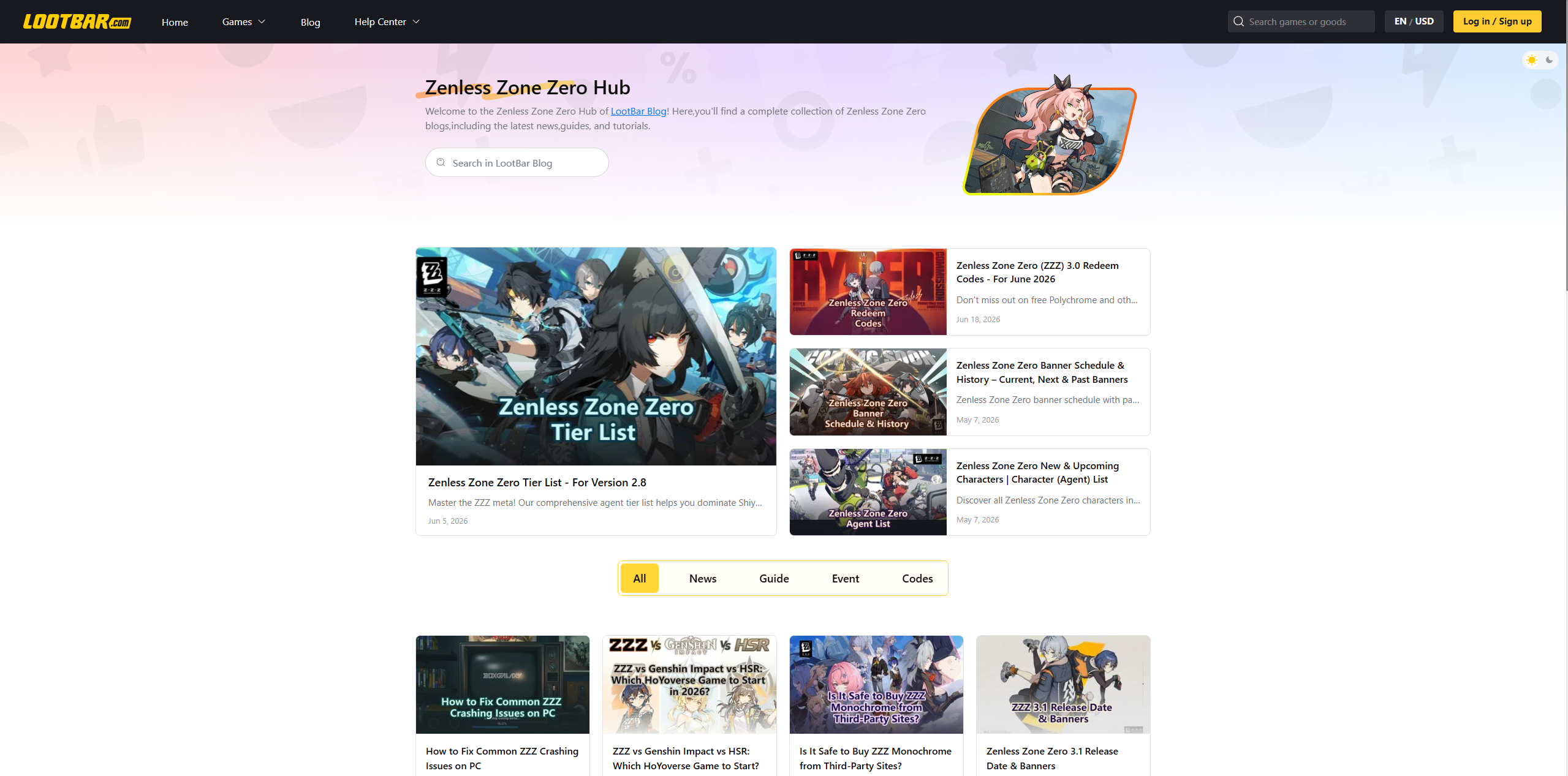zzz hub image