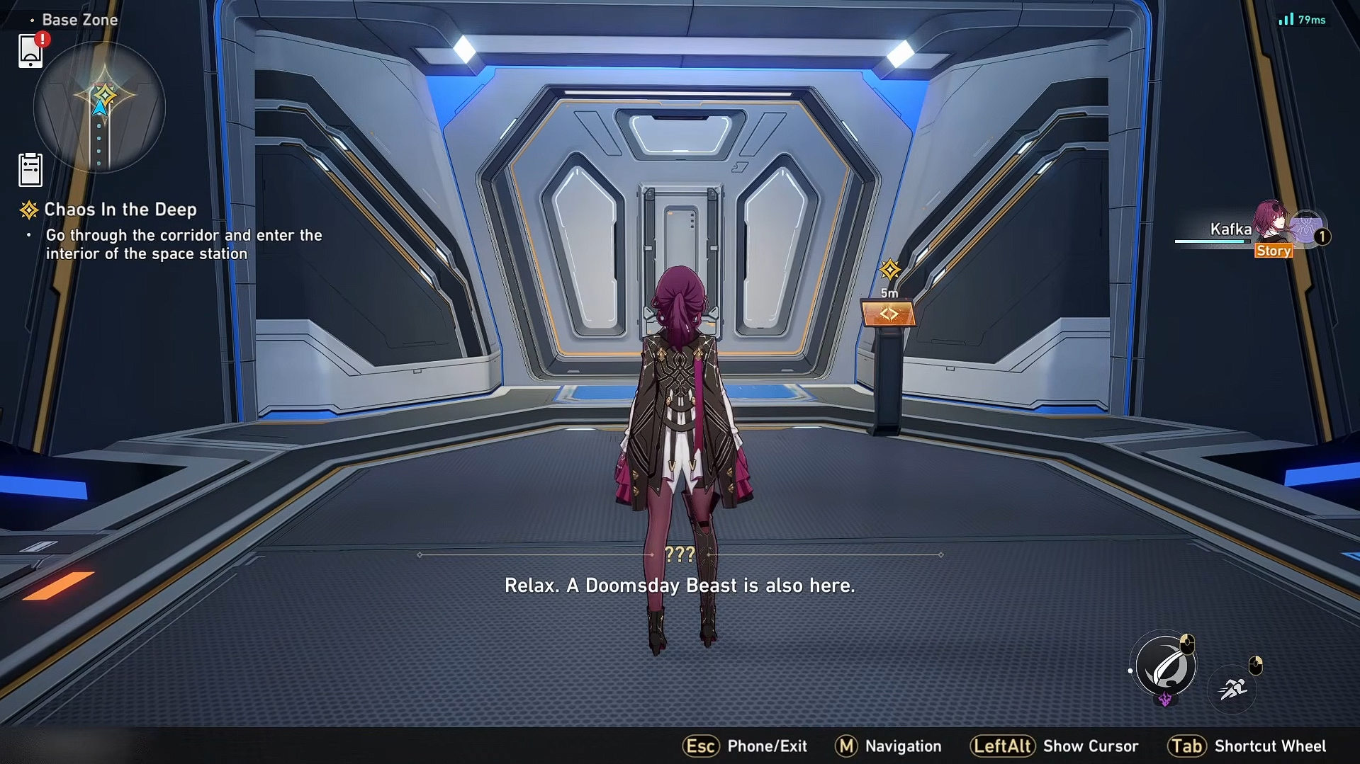 Star Rail main story quest Chaos In the Deep on the space station