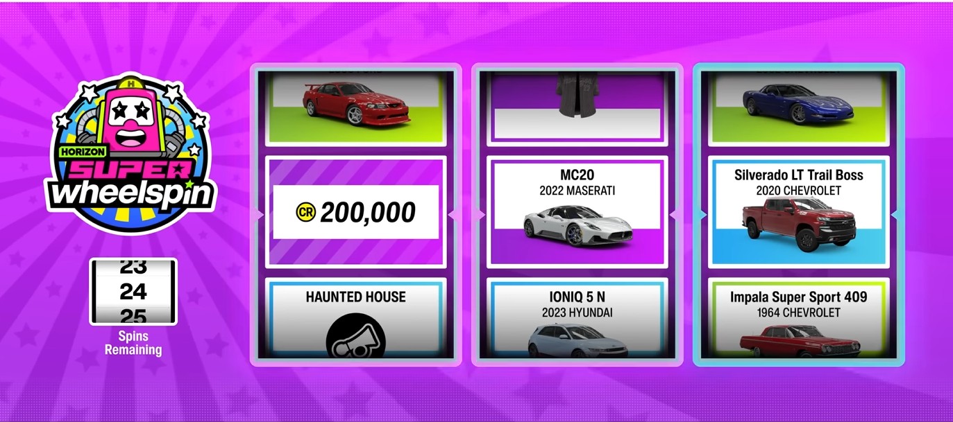 wheelspins FH6
