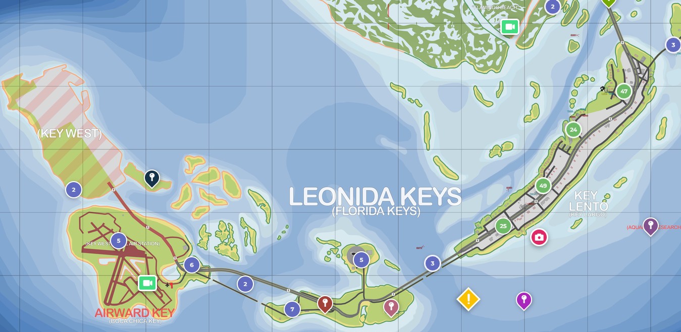 GTA 6 Leonida Keys map