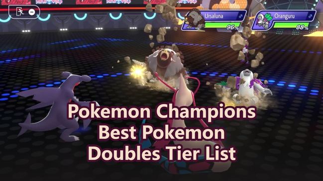 Pokemon Champions Best Pokemon Doubles Tier List