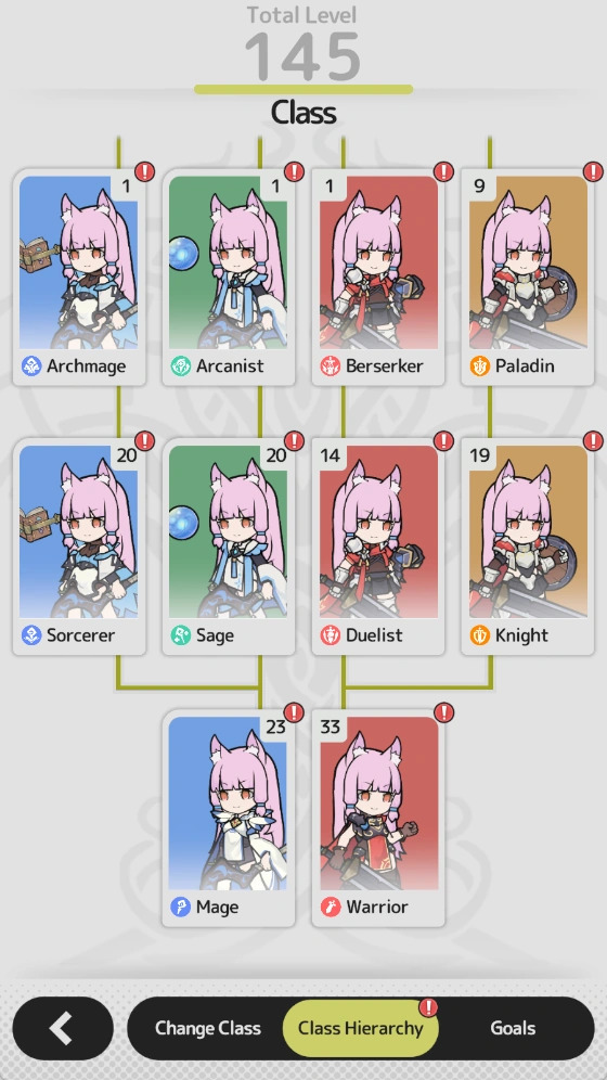 Sword x Staff Class