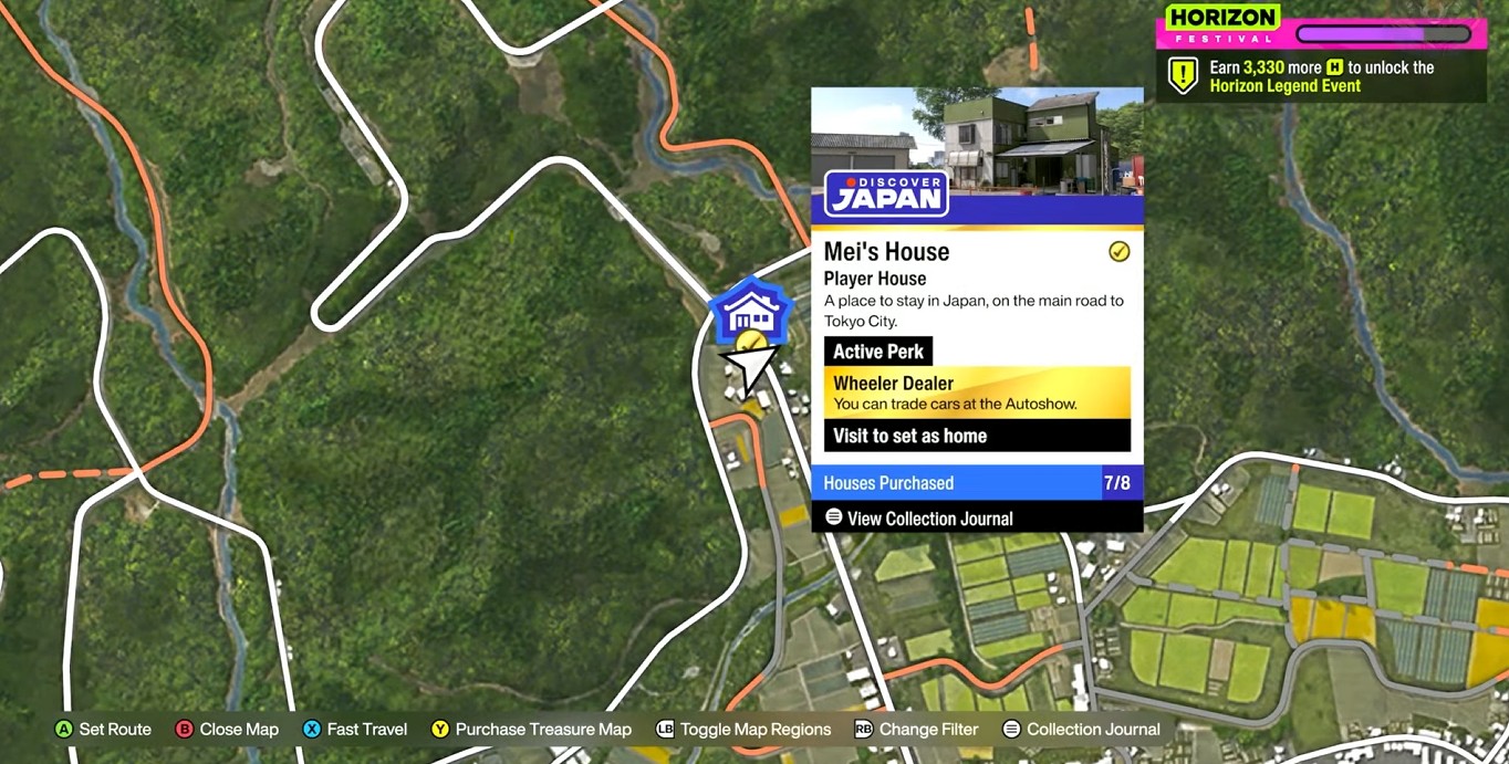 Mei's House Location