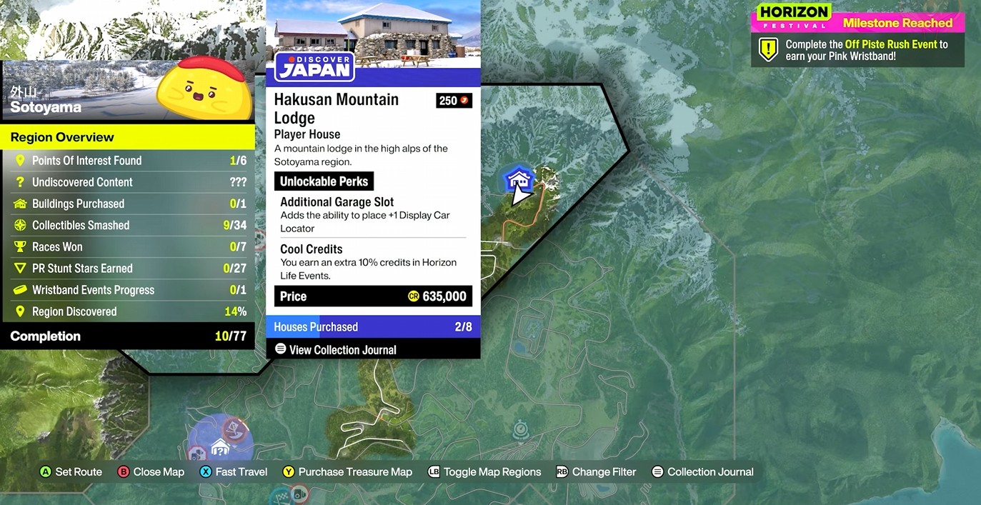 Hakusan Mountain Lodge Location