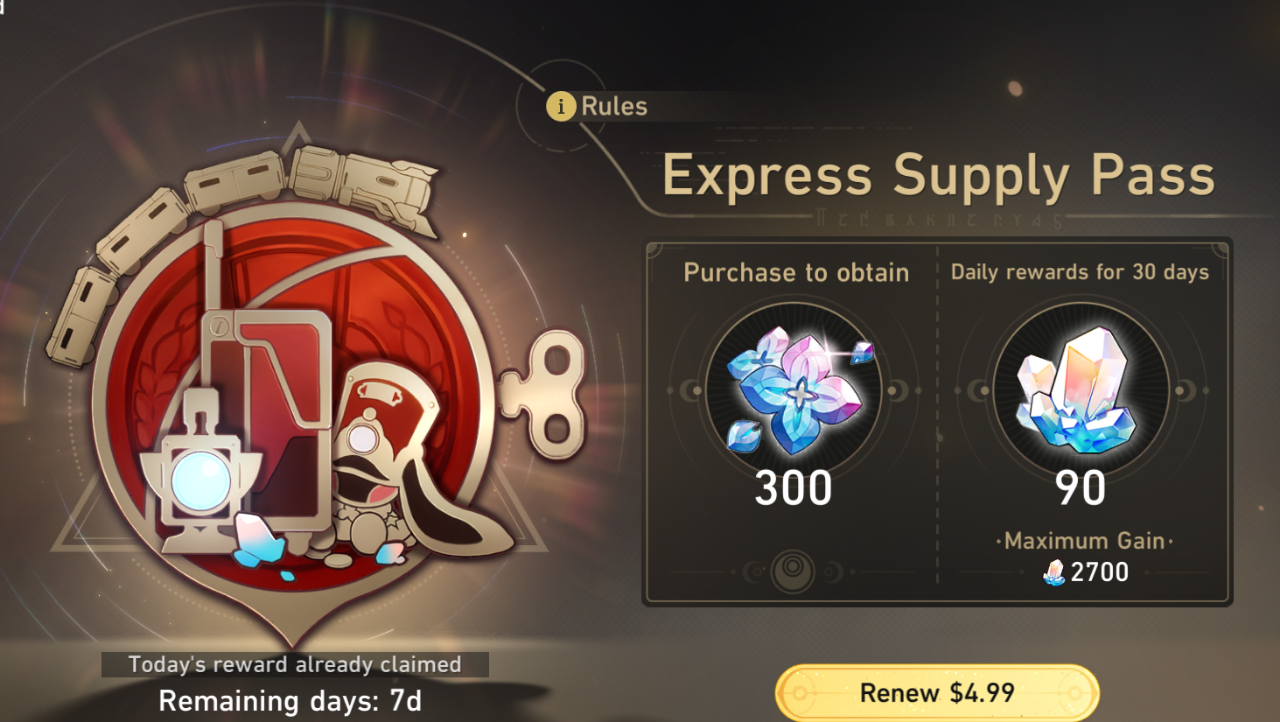 Express Supply Pass