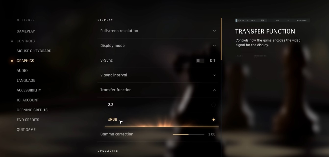 Transfer Function 007 first light best graphics settings