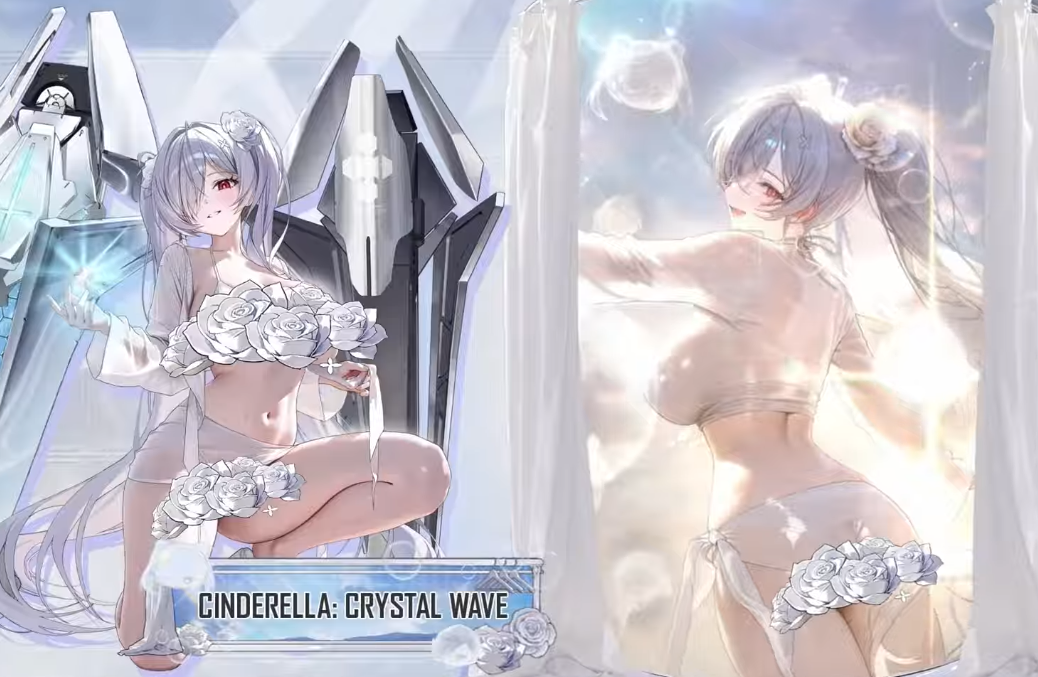 Cinderella: Crystal Wave Burst Animation