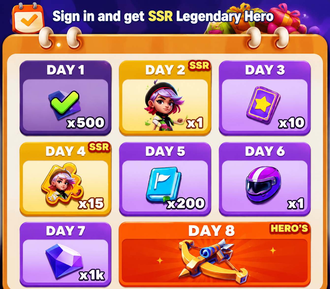 Claim Daily Login Rewards Tiles Survive