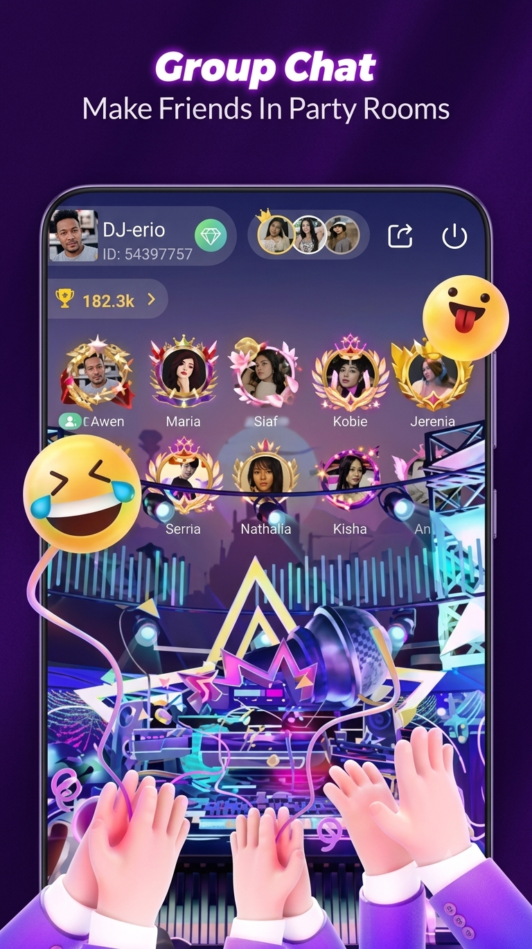 Create Voice Rooms