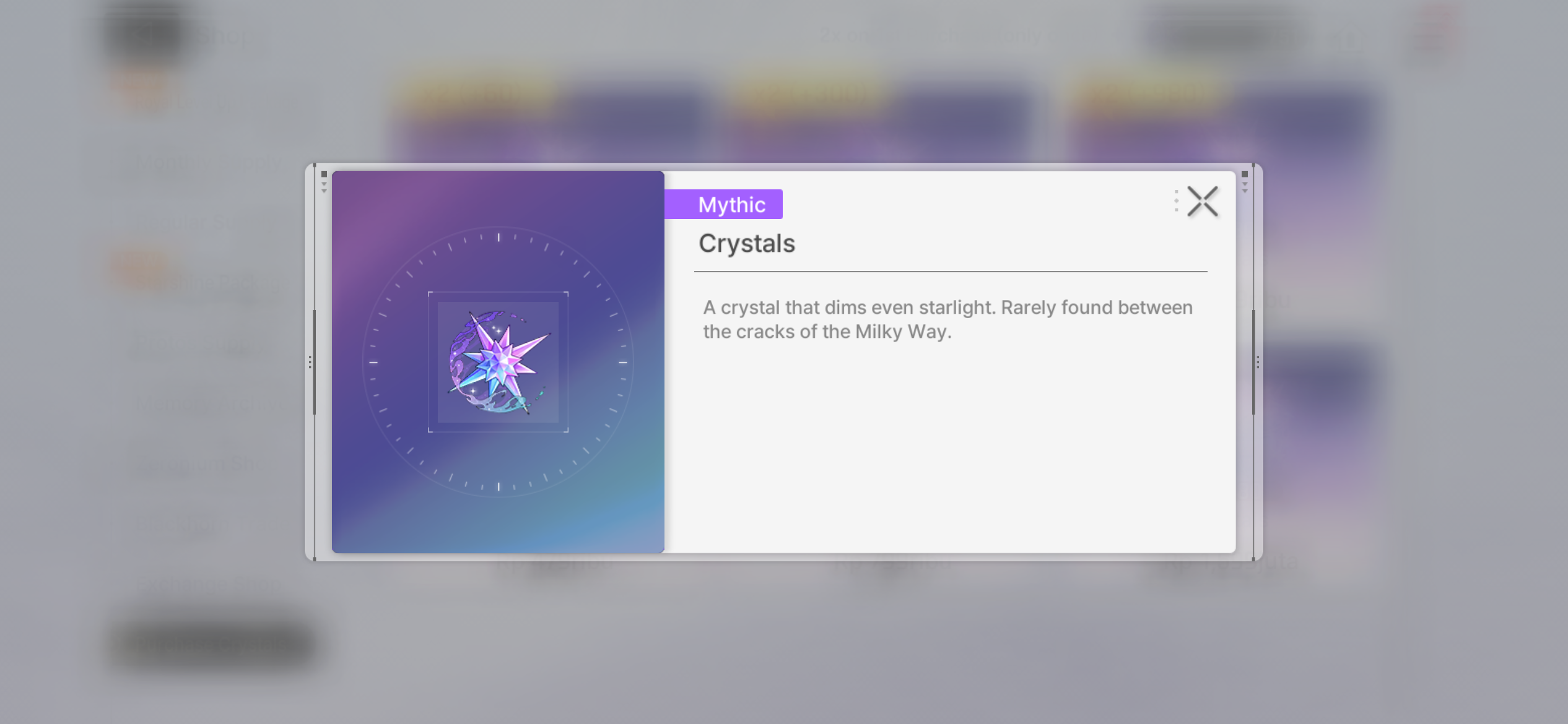 Crystals