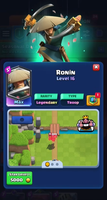 New Legendary Ronin
