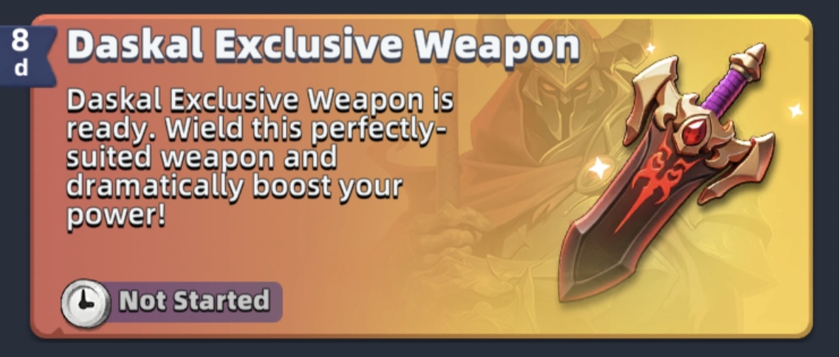 Exclusive Weapons