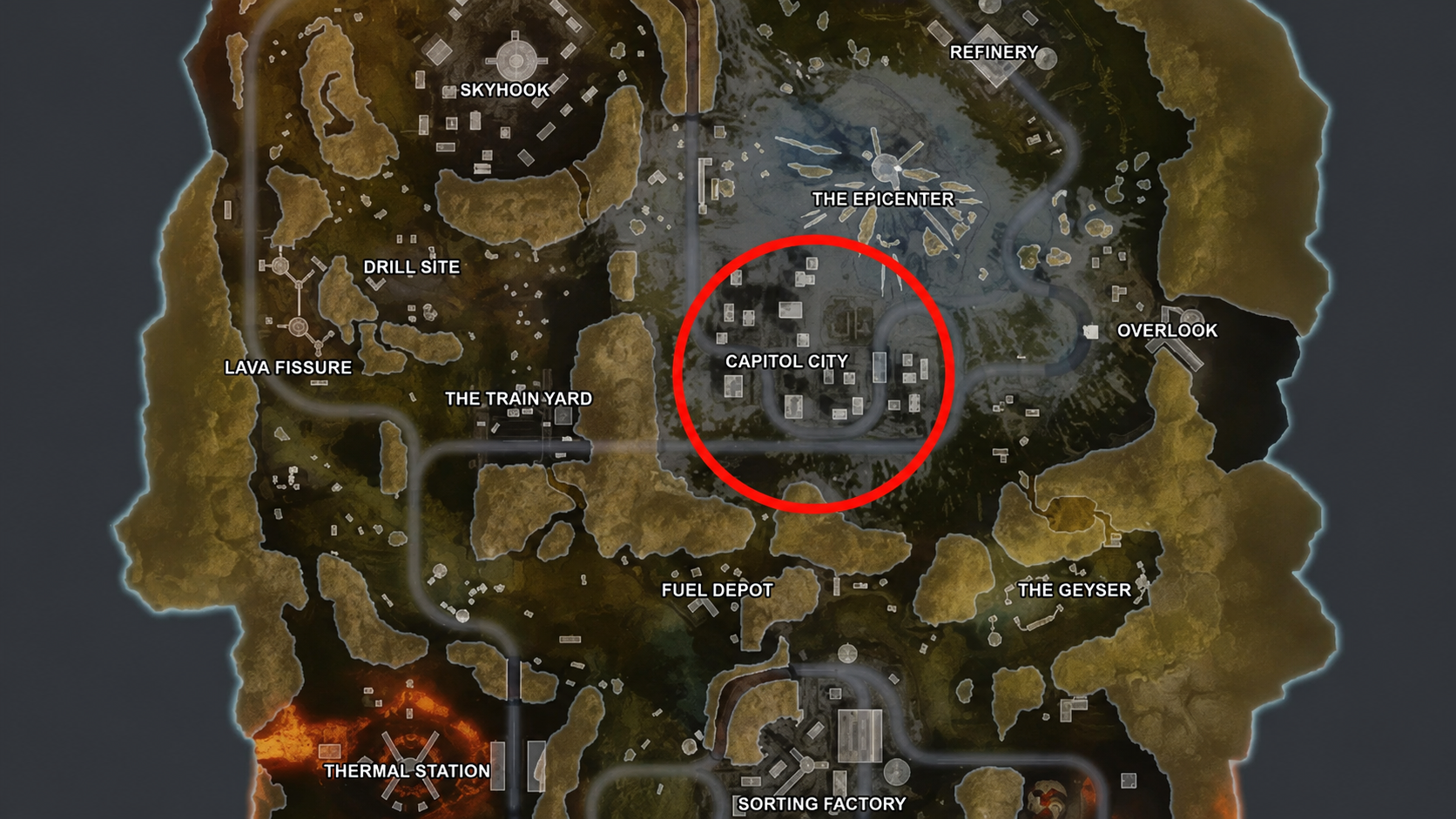 Capitol City World Edge Map Apex Legends