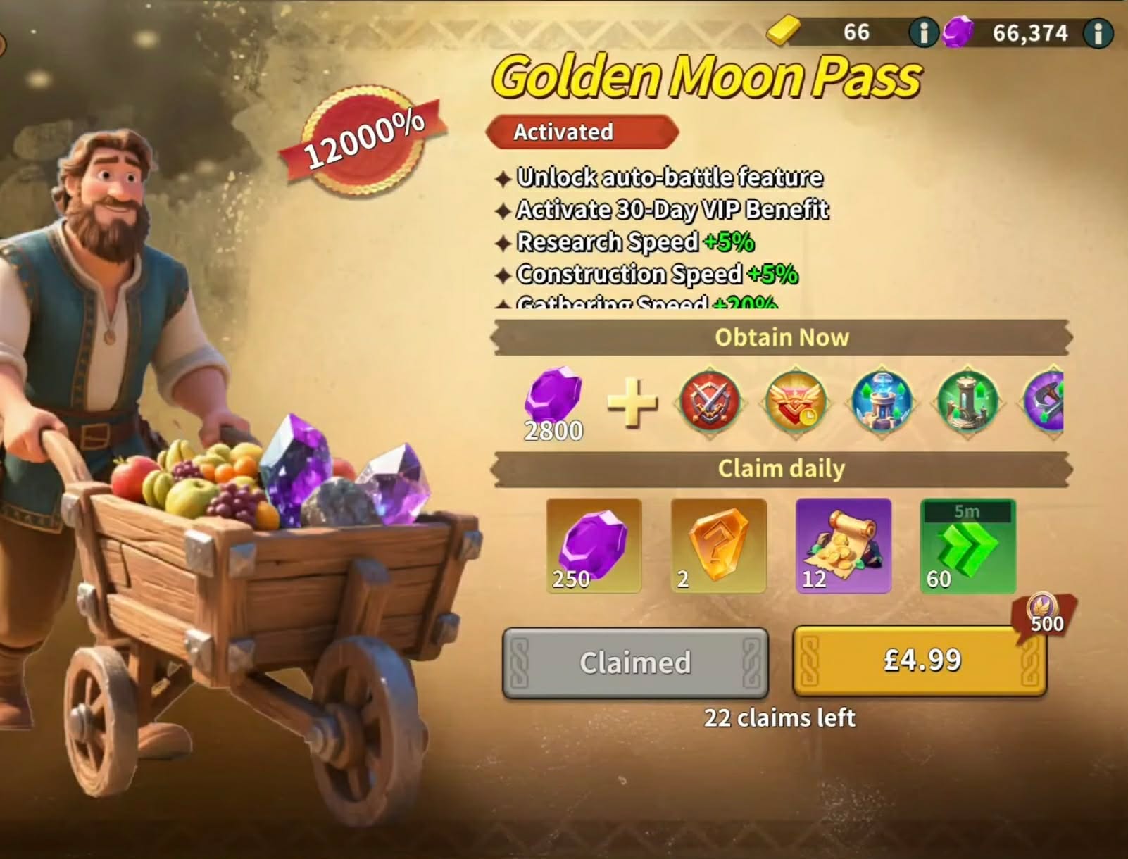 Golden Moon Pass Fate War