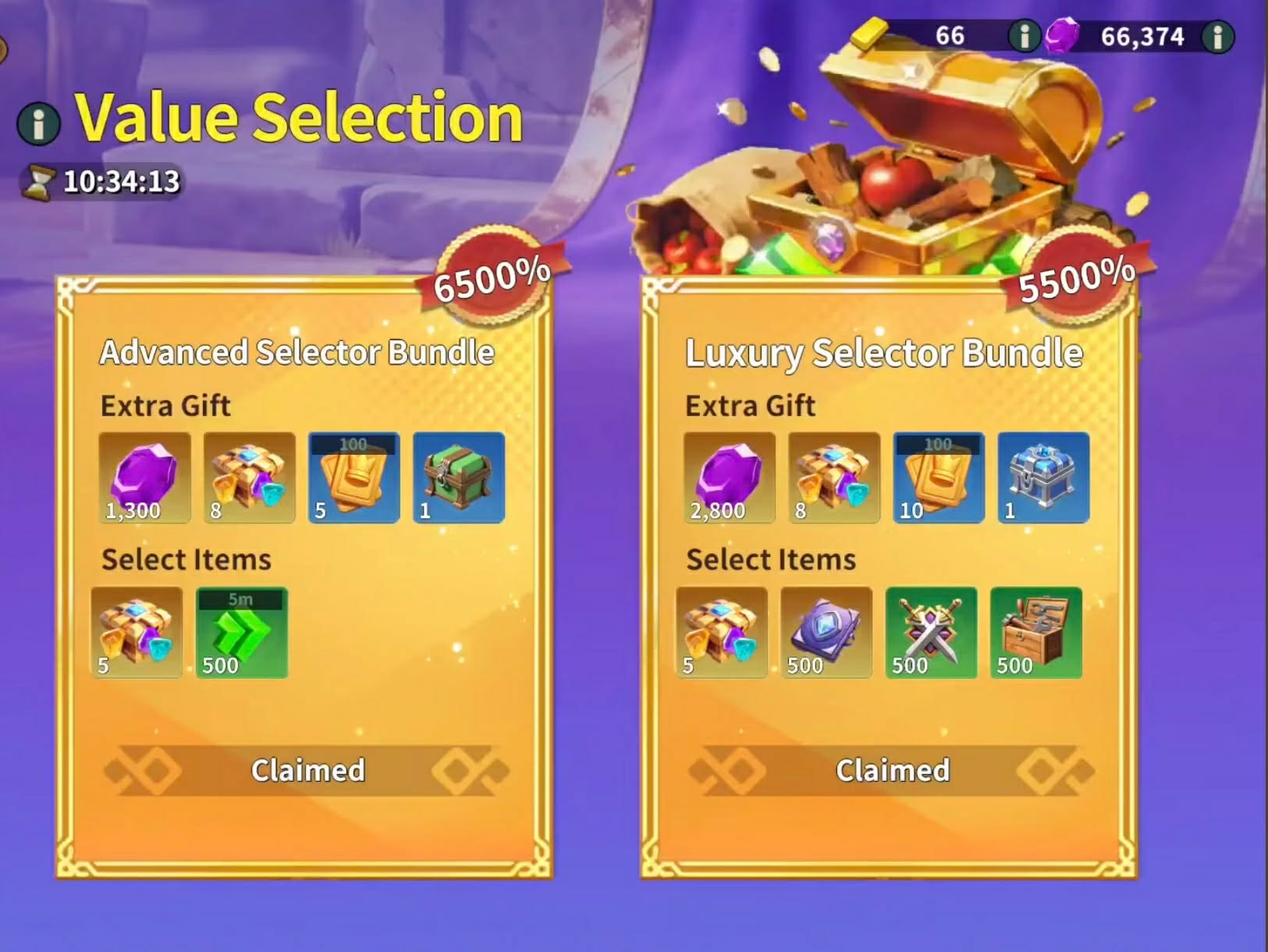 Limitted-Time Event Packs