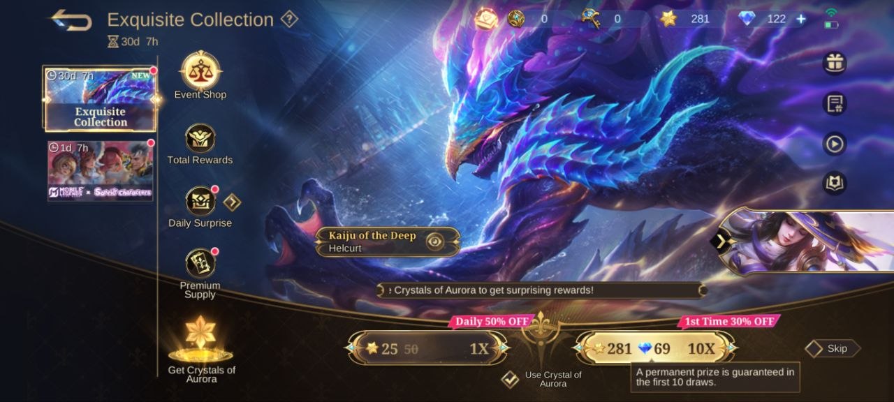 Exquisite Collector skin draw