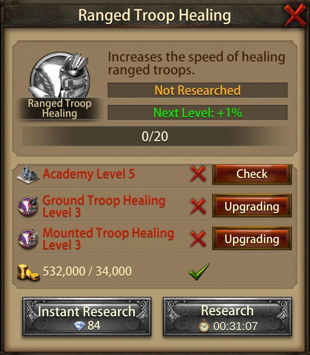 Reduce Wounded Troops