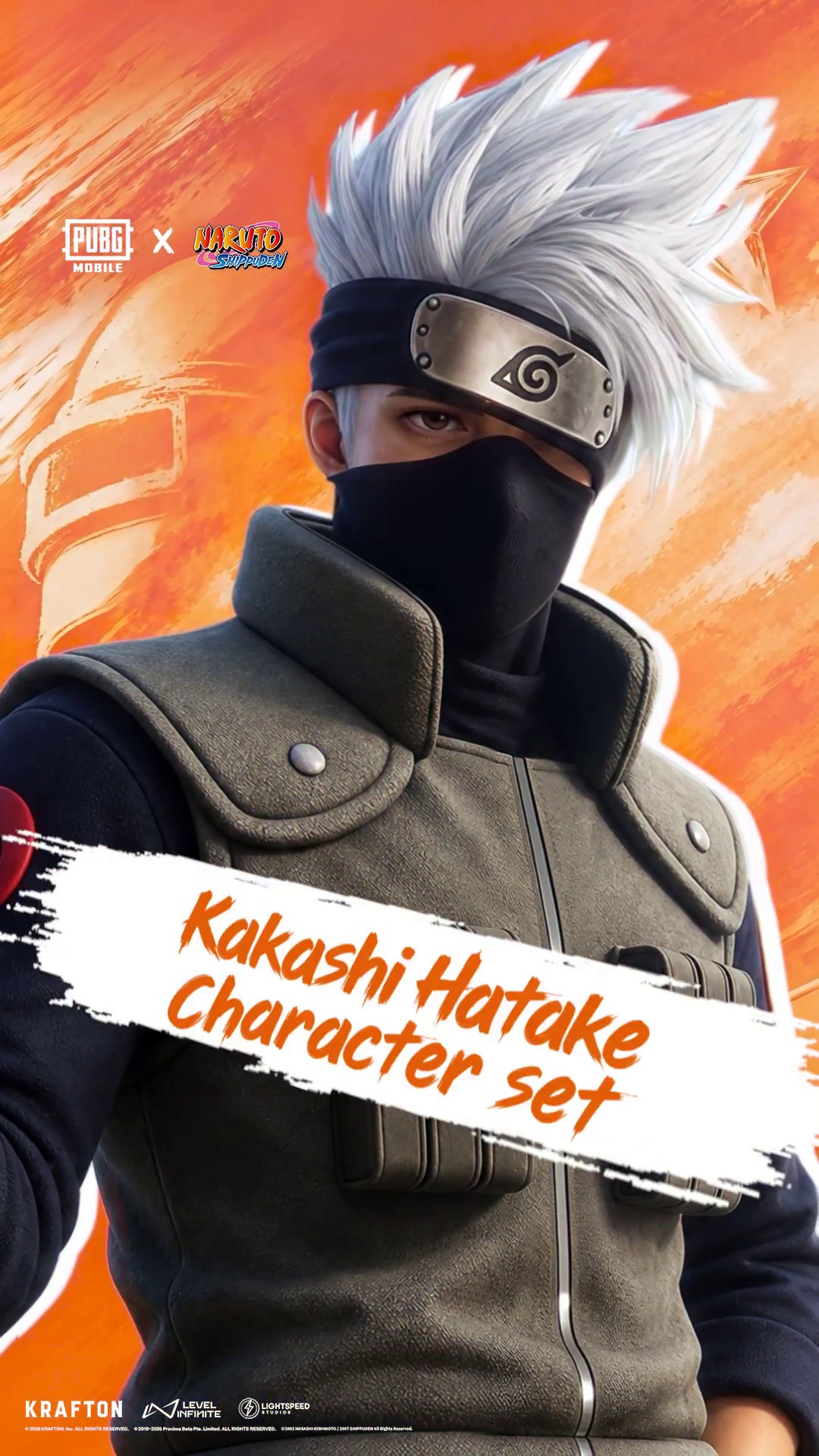 Kakashi Hatake Character Set PUBG Mobile