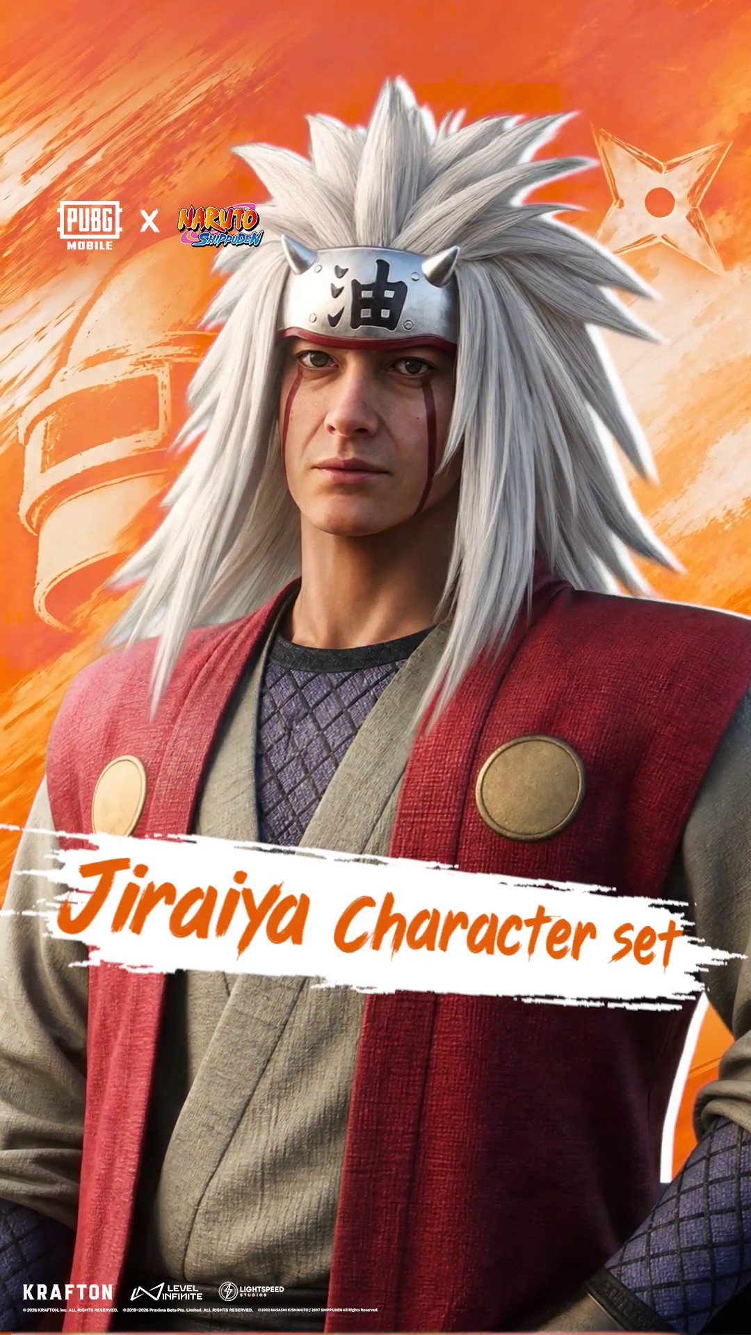 Jiraiya Character Set PUBG Mobile