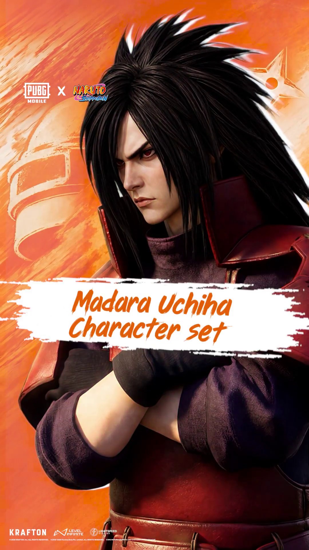 Madara Uchiha Character Set PUBG Mobile