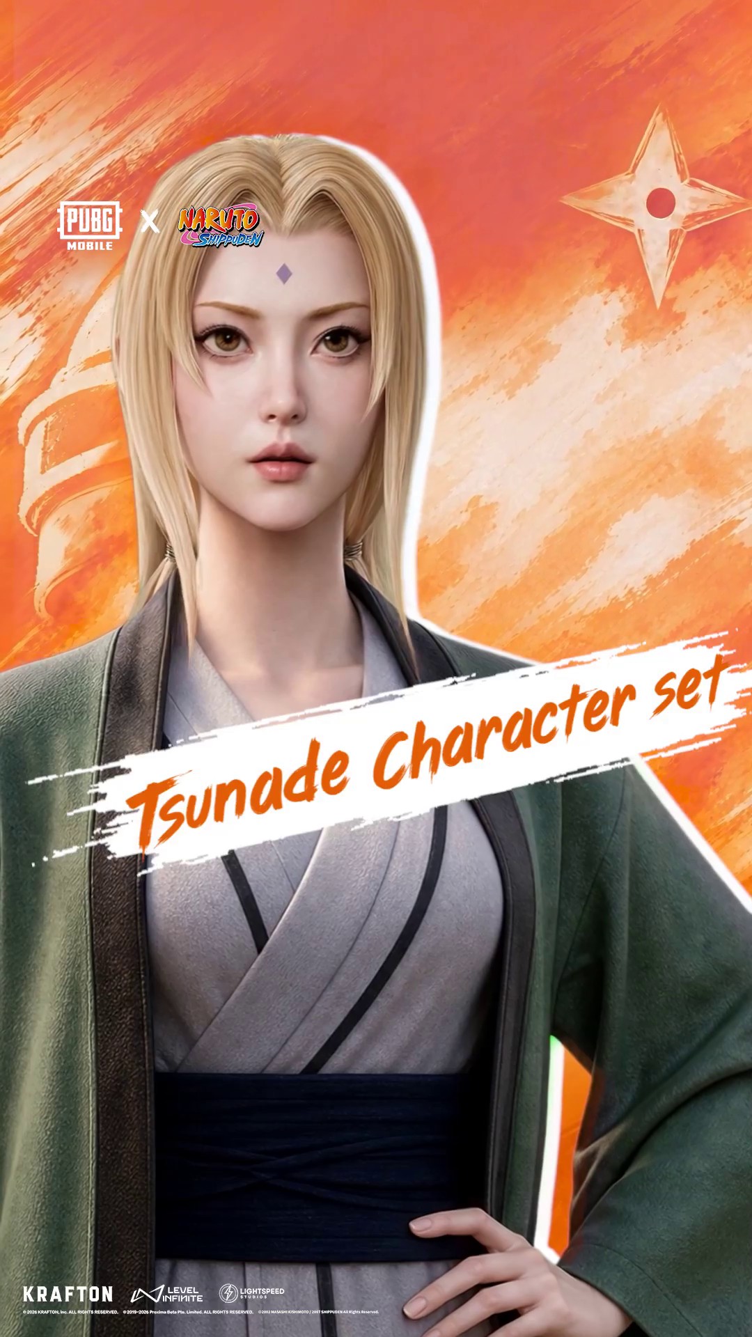 Tsunade Character Set PUBG Mobile