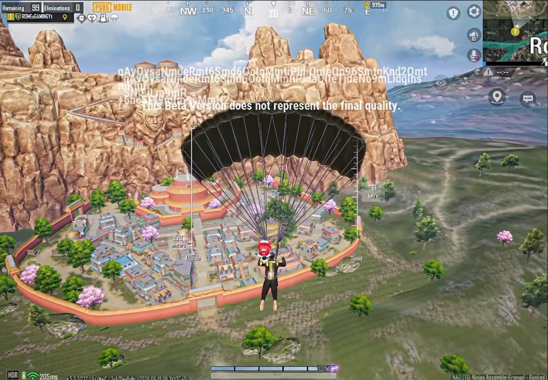 Hidden Leaf Village PUBG Mobile 4.5 beta