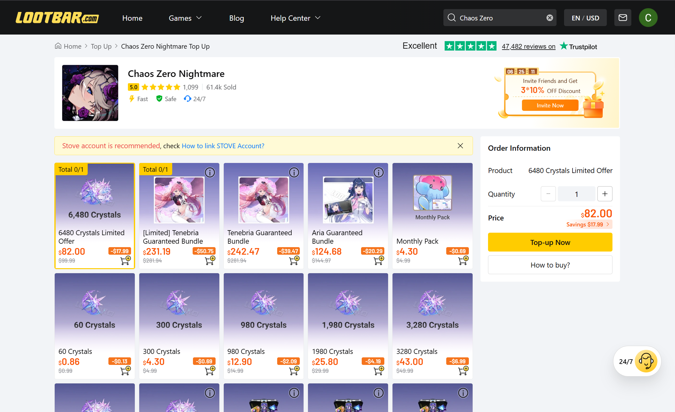 LootBar - CZN Top-up