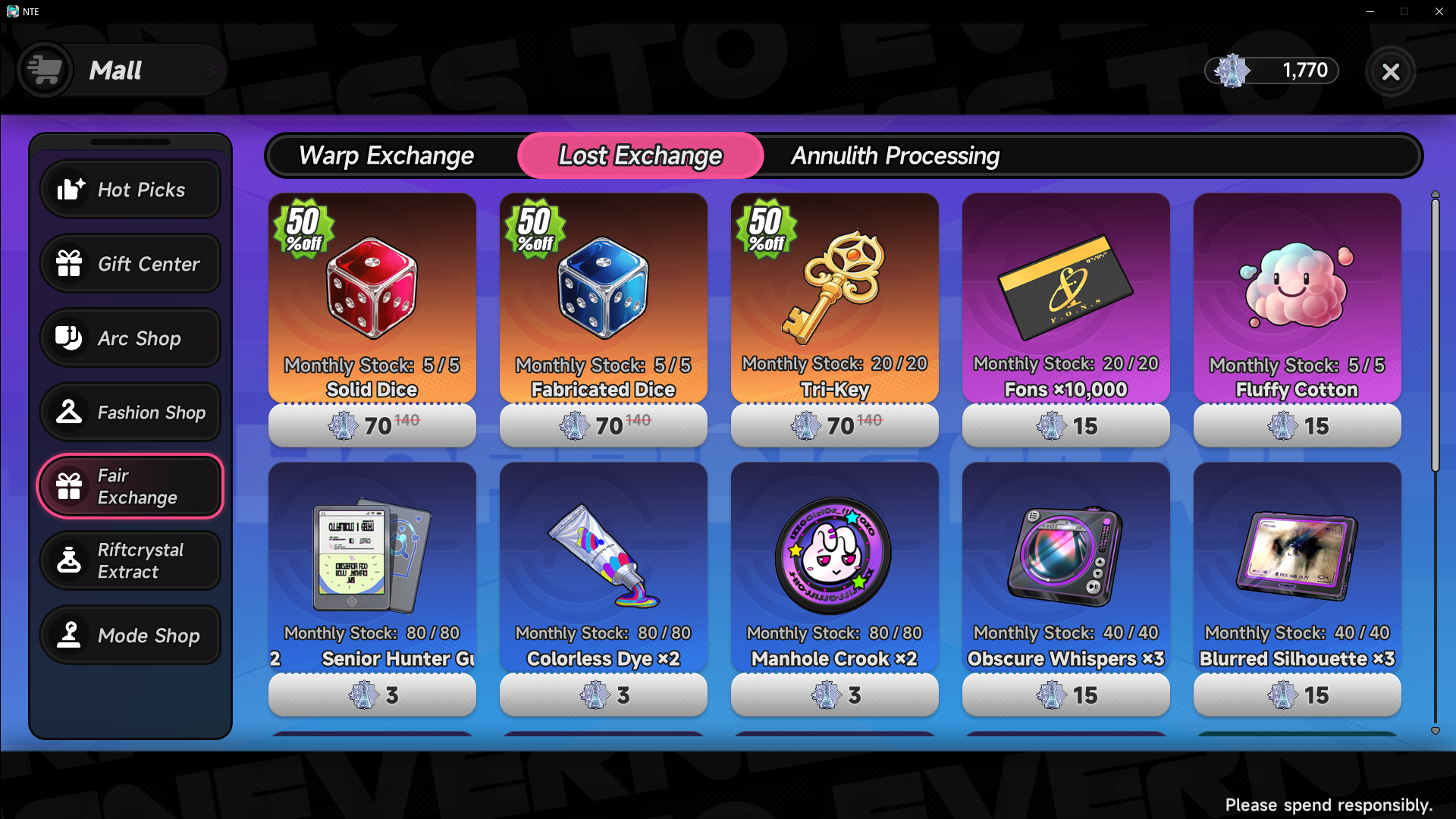 Lost Exchange