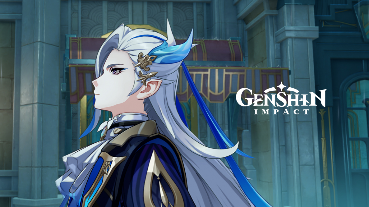 Genshin Impact Character Neuvillette Illustration