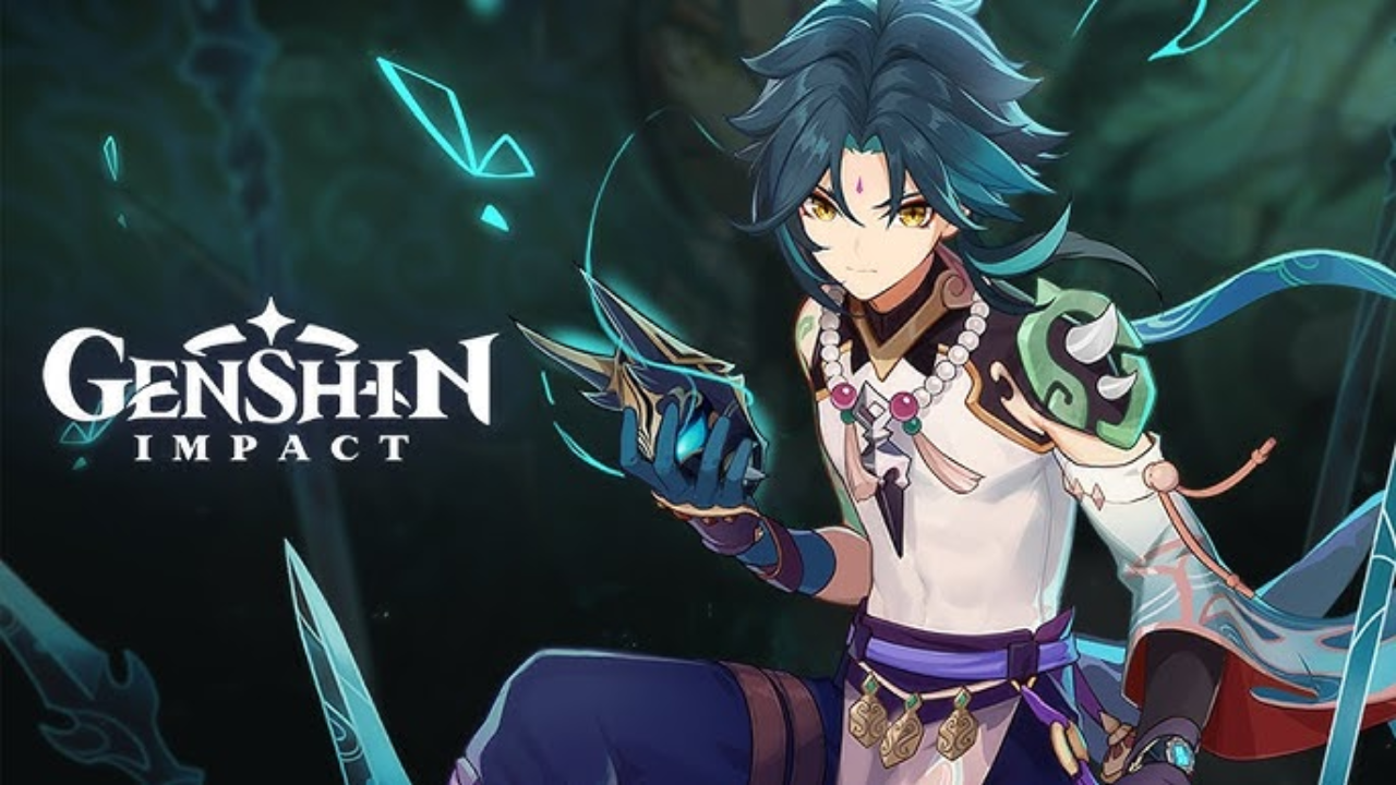 Genshin Impact Character Xiao Illustration