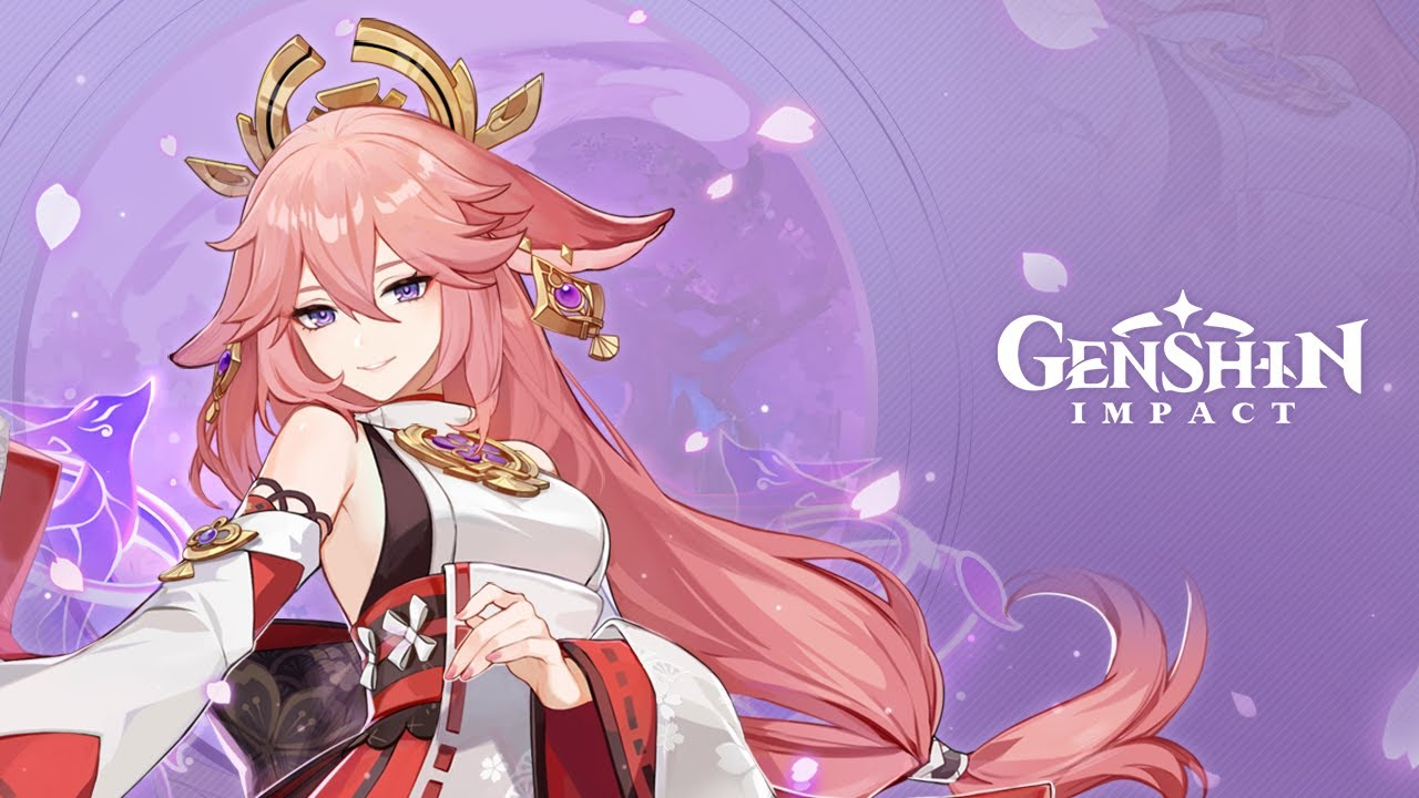 Genshin Impact Character Yae Miko Illustration
