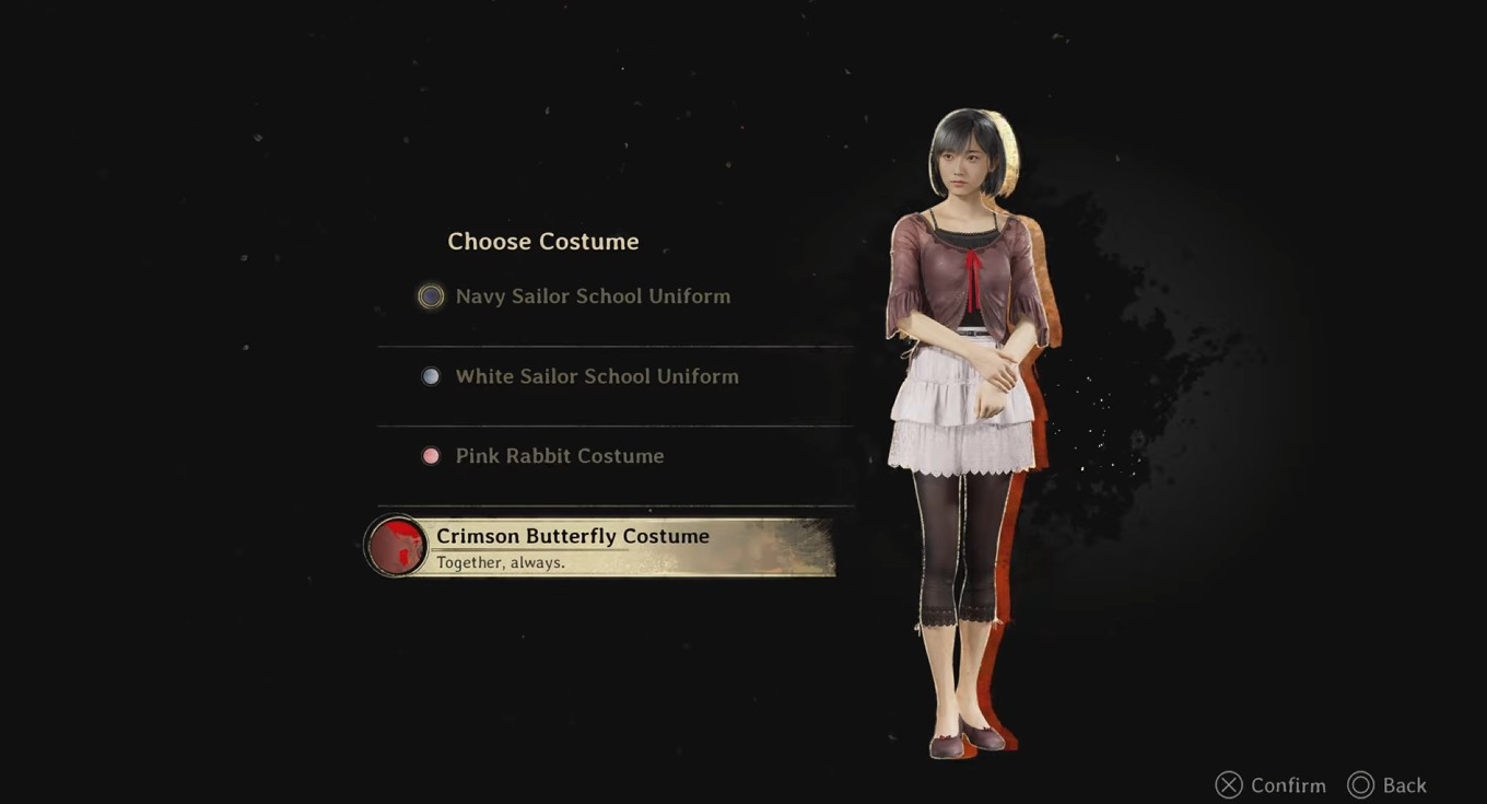 Equiping Silent Hill f Crimson Butterfly
