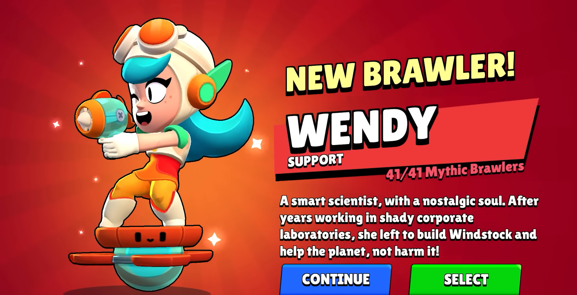 New Brawler Wendy