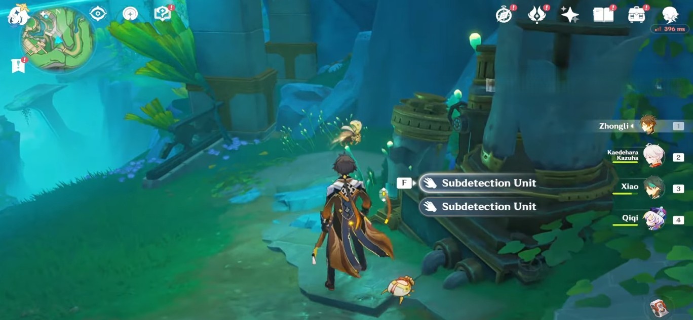 Underground Subdetection Unit Locations