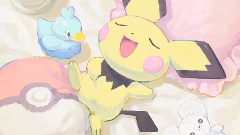 Pichu art in Pokemon TCG Pocket