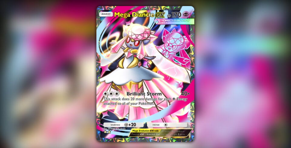 mega diancie ex rare