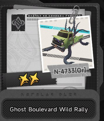 Ghost Boulevard Wild Rally