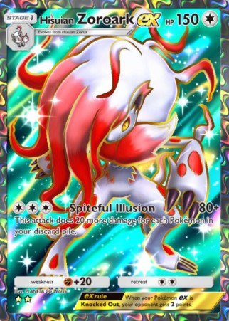 hisuian zoroark ex card