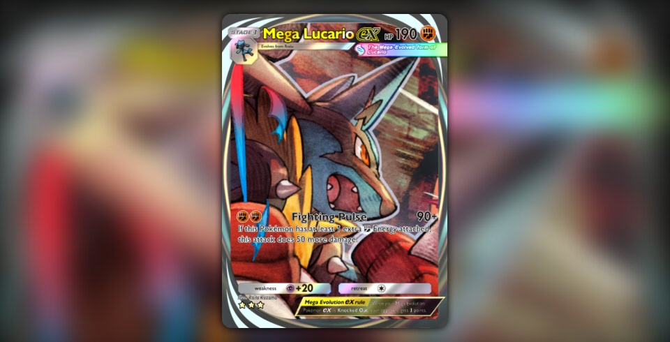 mega lucario ex