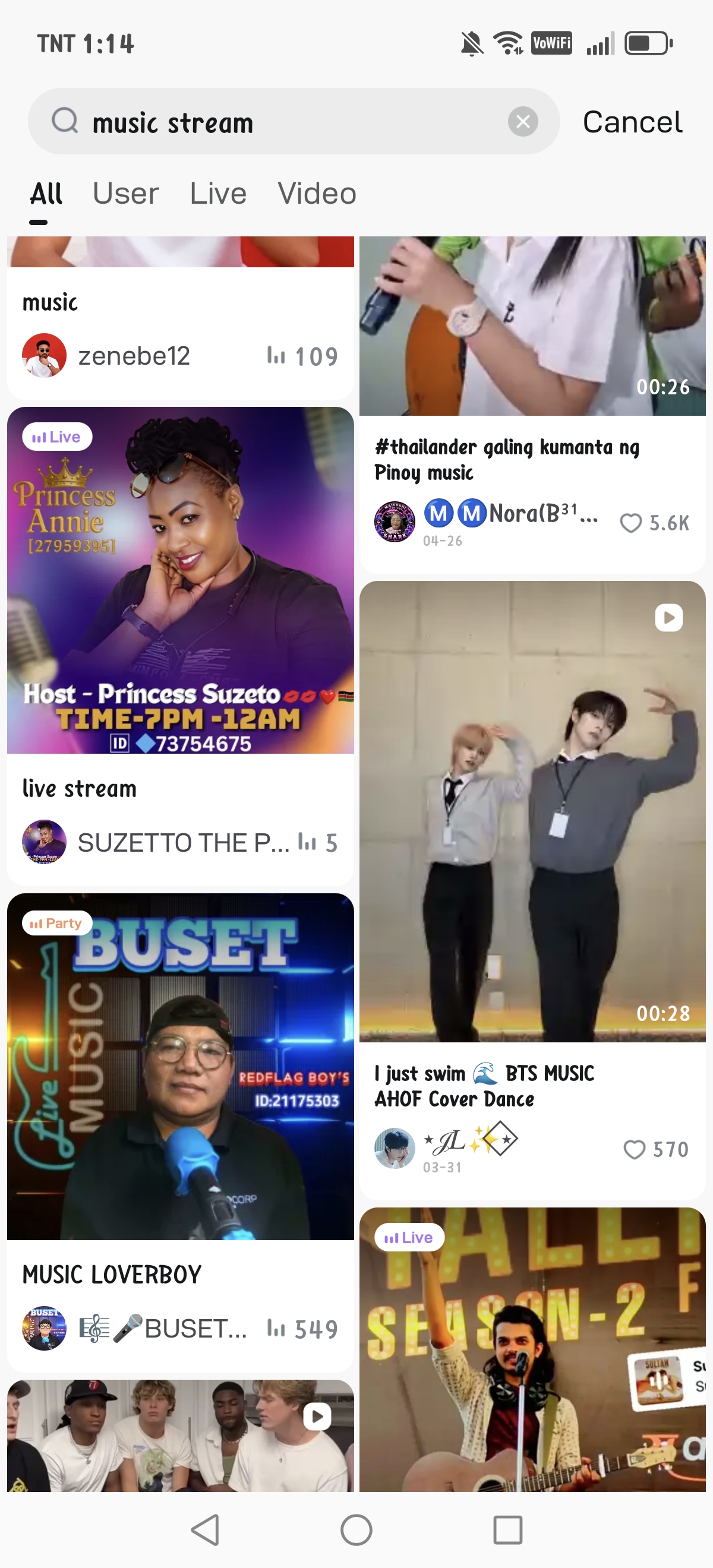 Music Streams