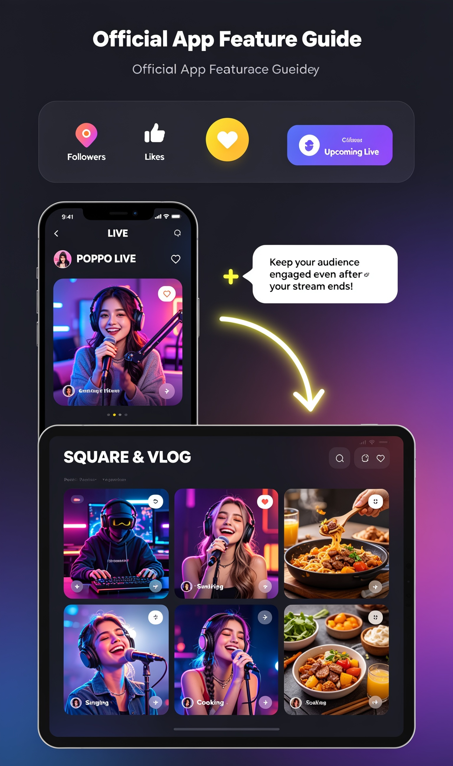 Square and VLOG Matter