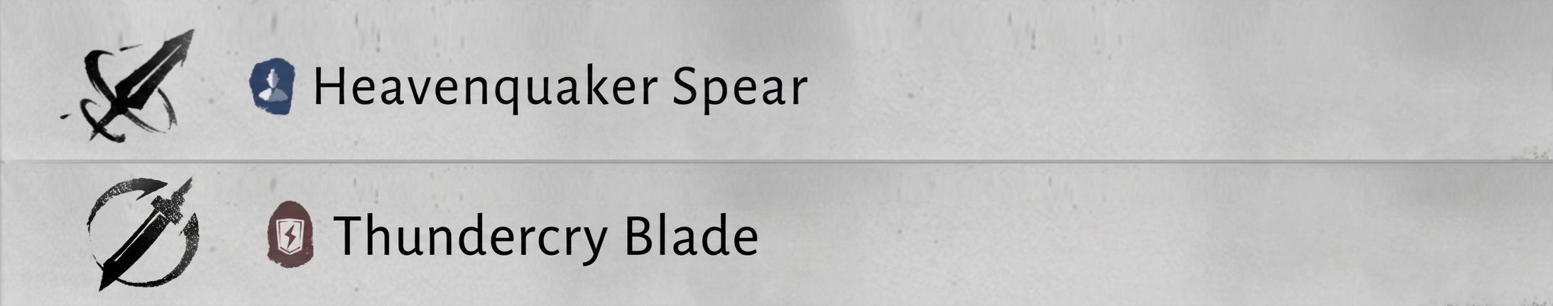 where winds meet Heavenquaker Spear/Thundercry Blade