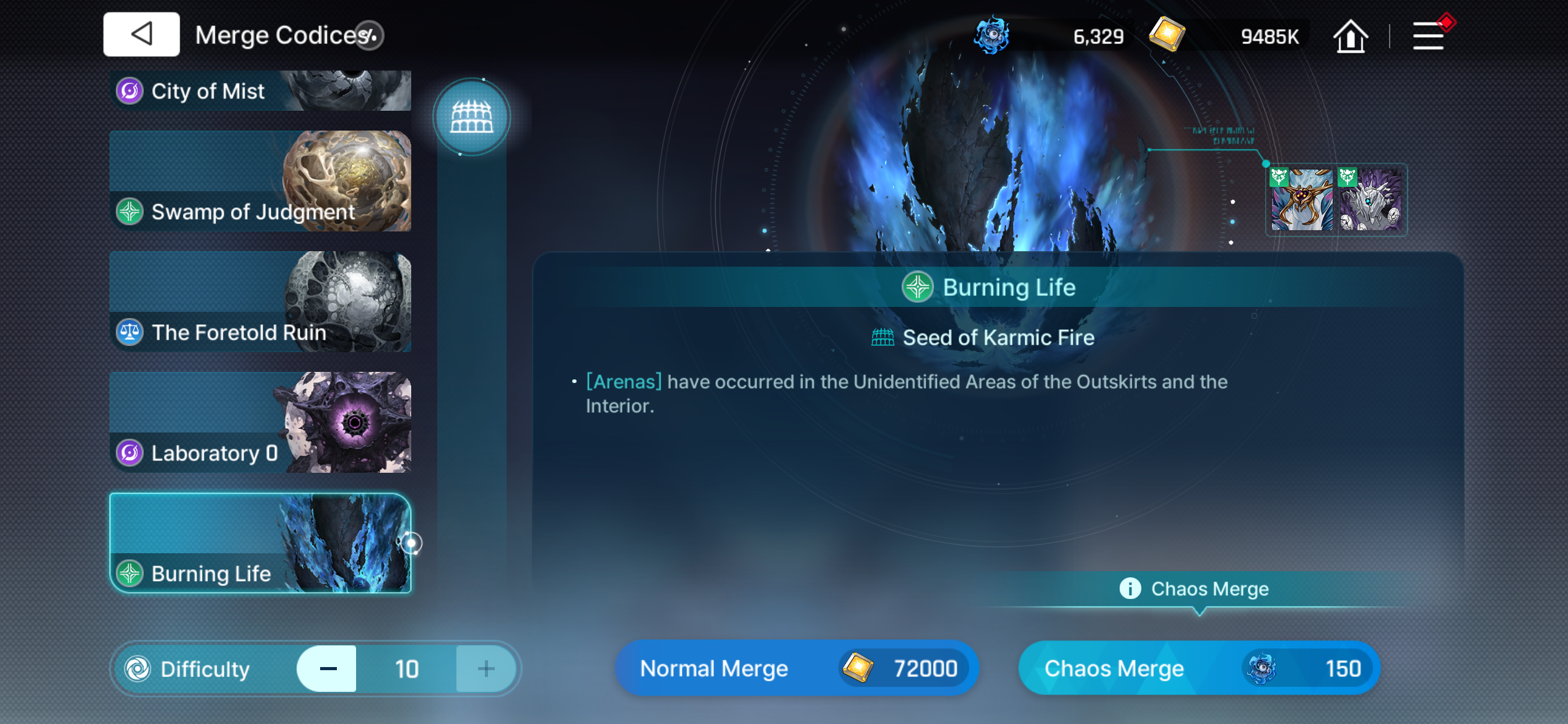 Chaos Burning Life