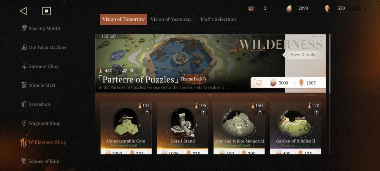 Parterre of Puzzles Wilderness Theme Pack