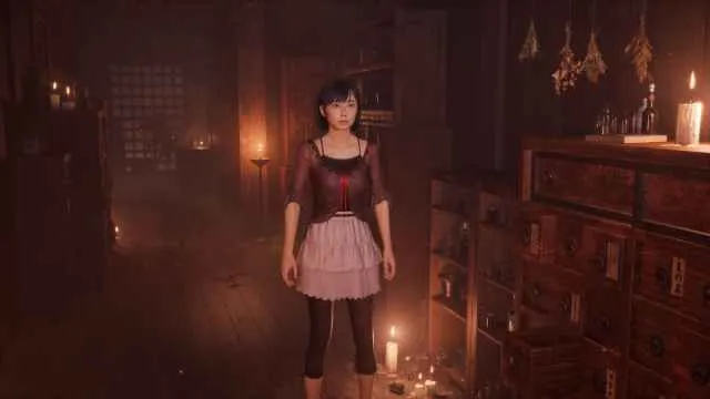 Hinako-wearing-Mios-Outfit-in-Silent-Hill-f