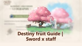 Destiny fruit Guide | Sword x staff